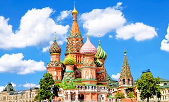 Basiliuskathedraal aan het Rode Plein in Moskou Rusland