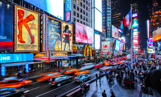 Times Square bij Broadway