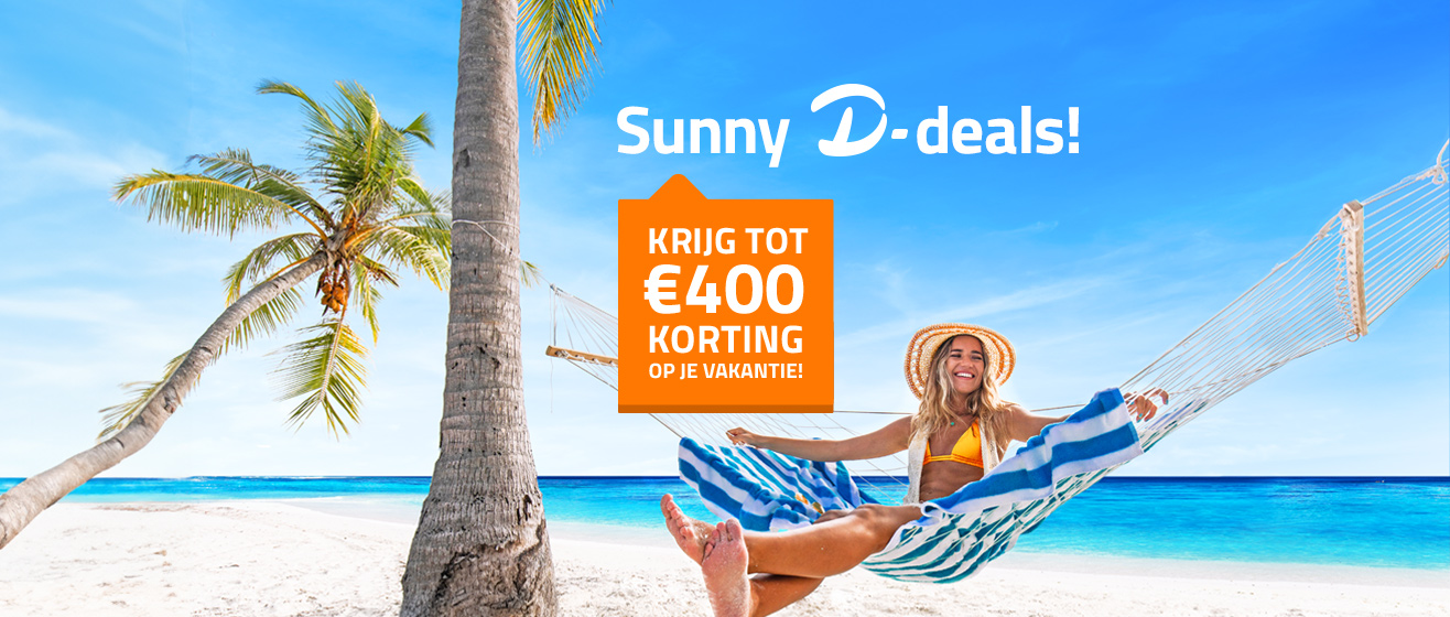 Sunny D-deals tot 400 euro korting