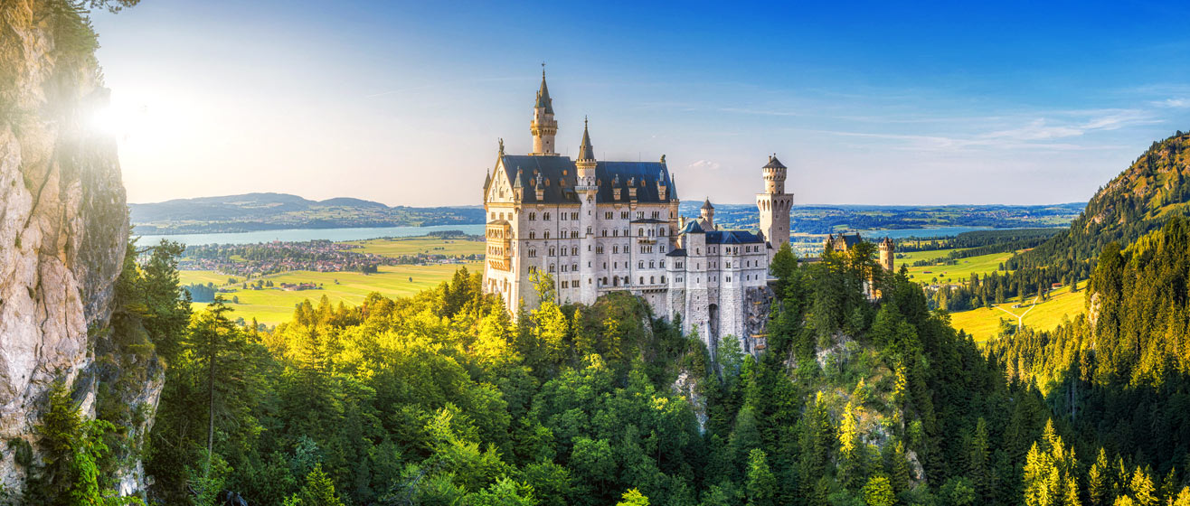 Mystiek kasteel in Duitsland