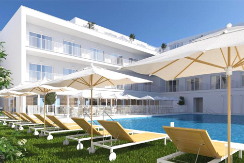 Zwembad van SH Javea in Spanje