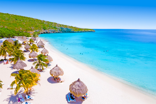 Cas Abou, een van de bekendste en mooiste stranden op Curaçao