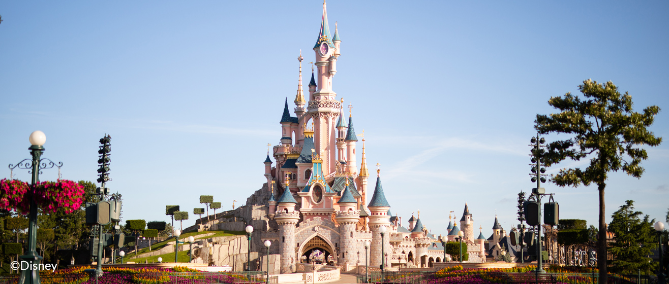 Kasteel van Doornroosje in Disneyland Paris