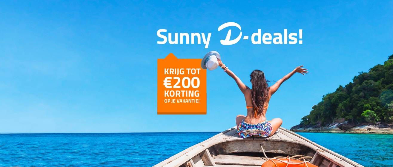 Sunny D-deals tot 200 euro korting