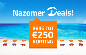 Tot 250 euro korting met de nazomer Deals van D-reizen