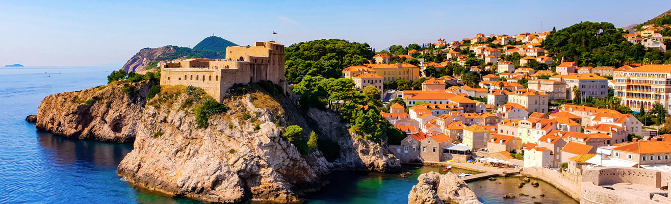 Mooi uitzicht op de kust van Kroatië