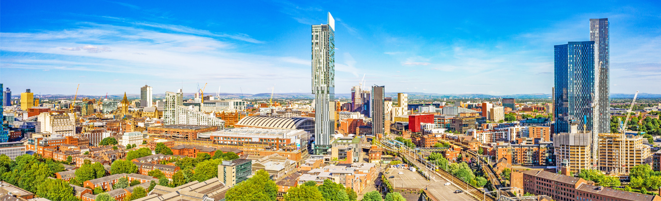 Alle vliegtickets naar Manchester bij D-reizen