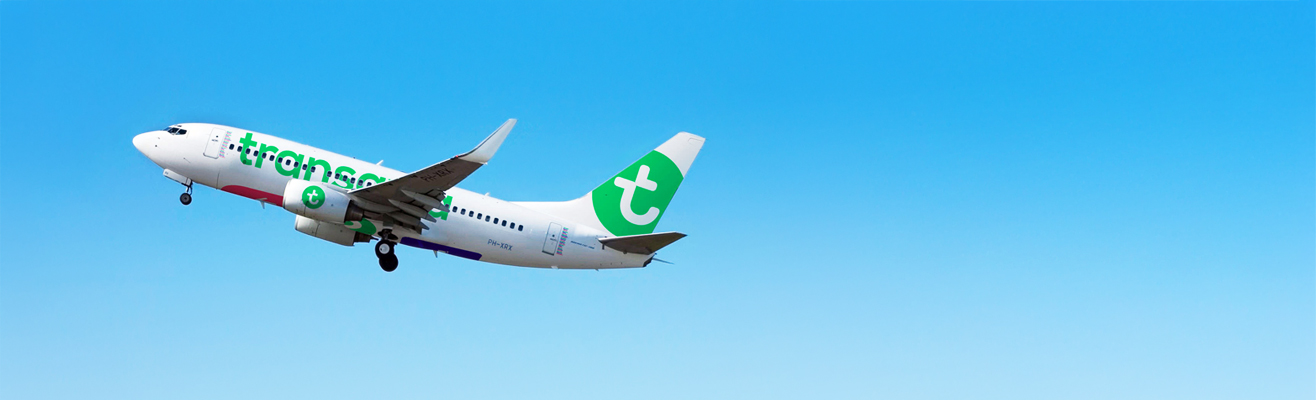 Alle vliegtickets van Transavia D-reizen