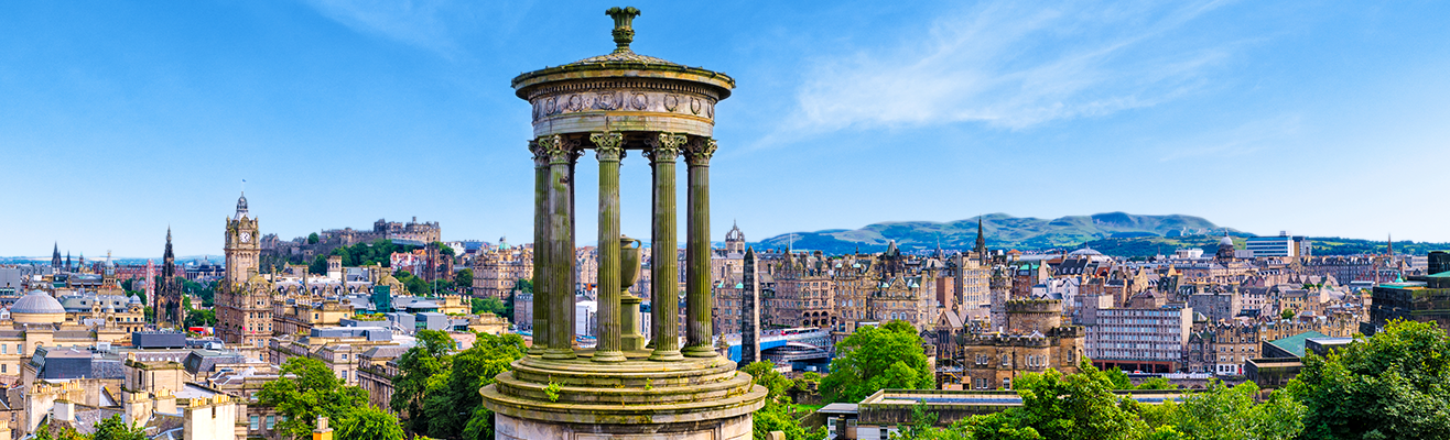Alle vliegtickets naar Edinburgh D-reizen