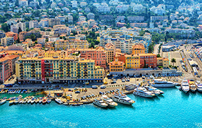 De Cote d'Azur in Frankrijk