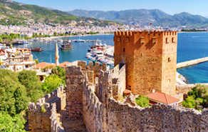 Vliegtickets met hotels in Alanya Turkish Airlines D-reizen