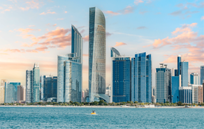 Skyline van Abu Dhabi