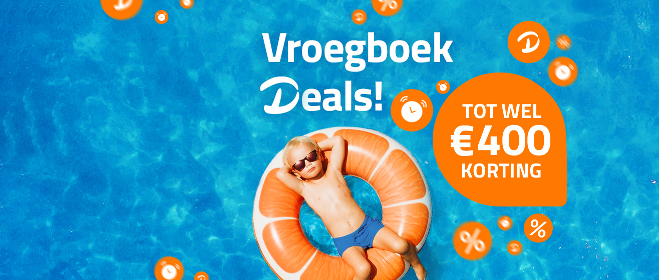 De voordeligste Vroegboek Deals boek je bij D-reizen!