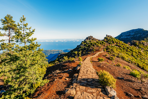 Bergpad op Madeira in november