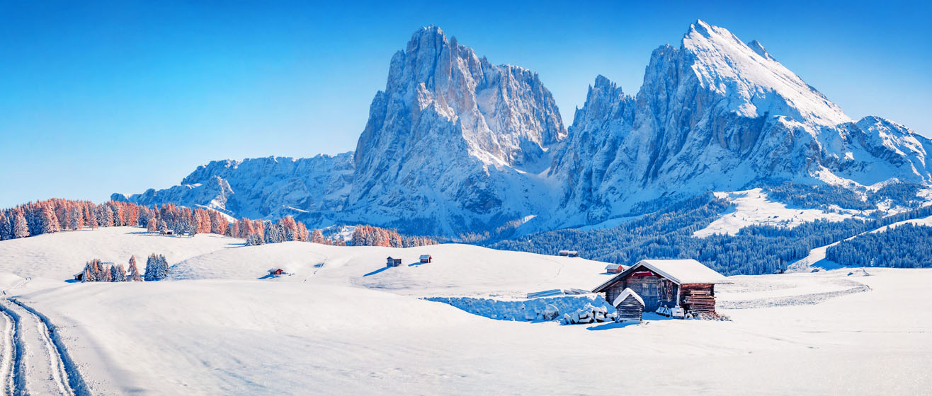 Wintersport afbeelding italie