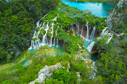 Plitvicemeren in top 10 mooiste plekken Kroatië